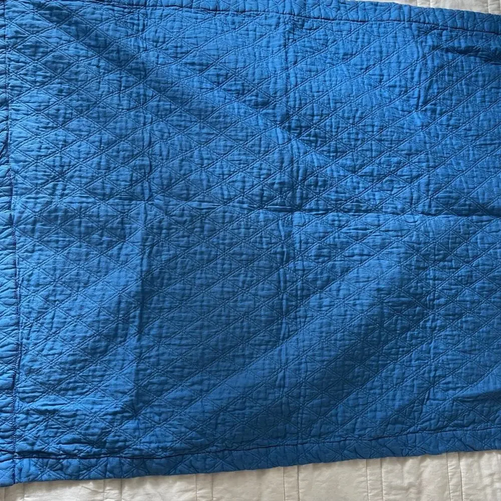 military army print blue Baby‎ quilt